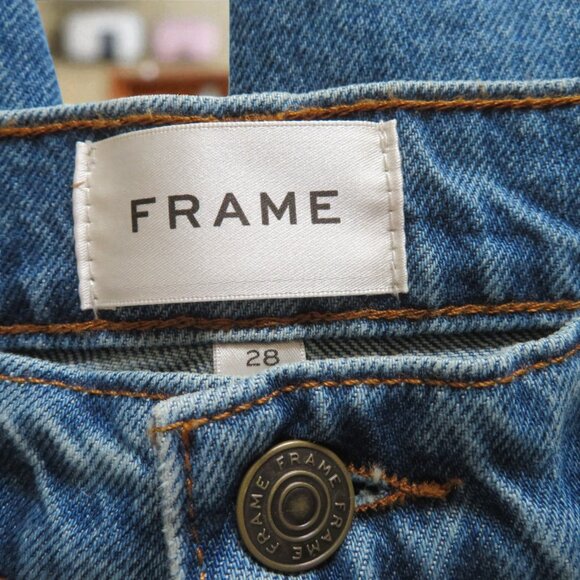 FRAME Denim Low Slung Barrel Leg Jeans (CARAMIA), Size 28, EUC - Picture 14 of 16